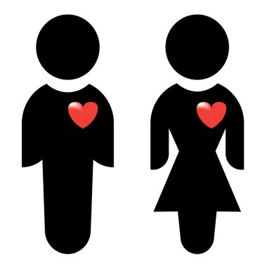 erkek ve kadın sembolleri