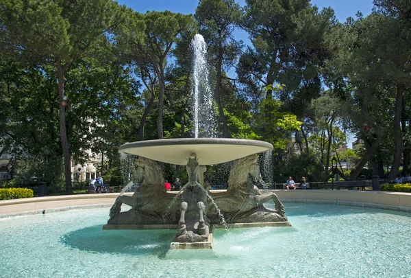 Fountain in Garden of Villa Borghese — Stock Photo, Image
