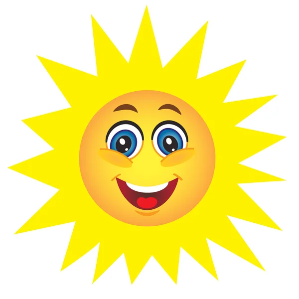 Cute sun — Stock Vector