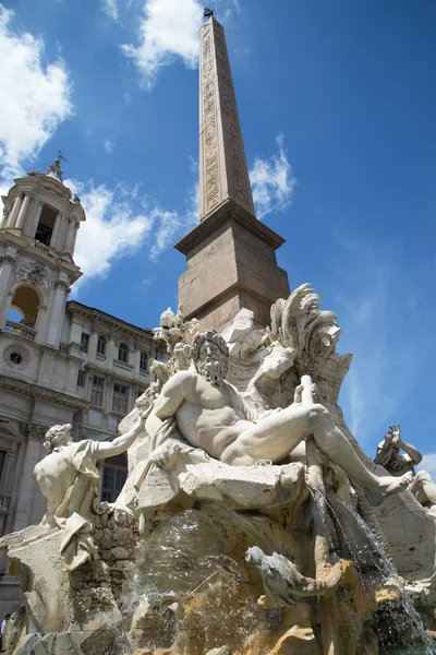 Italië, rome piazza navona — Stockfoto