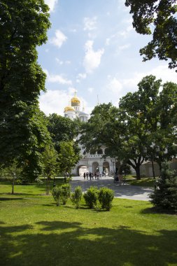 Cathedrals of the Kremlin in Moscow.