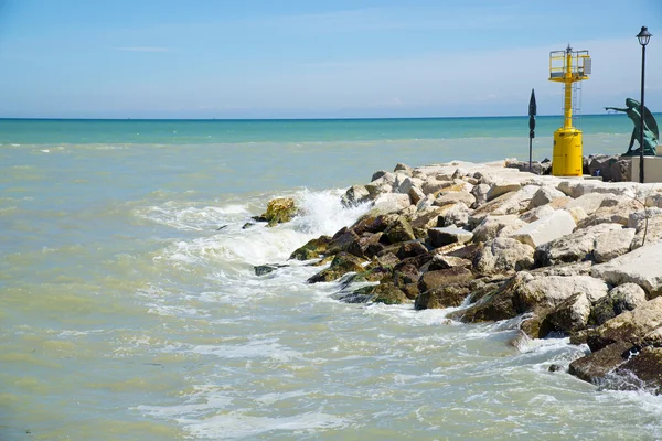 Kustlijn in Rimini — Stockfoto