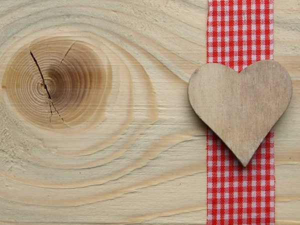 ahşap arka plan ile kontrol şerit