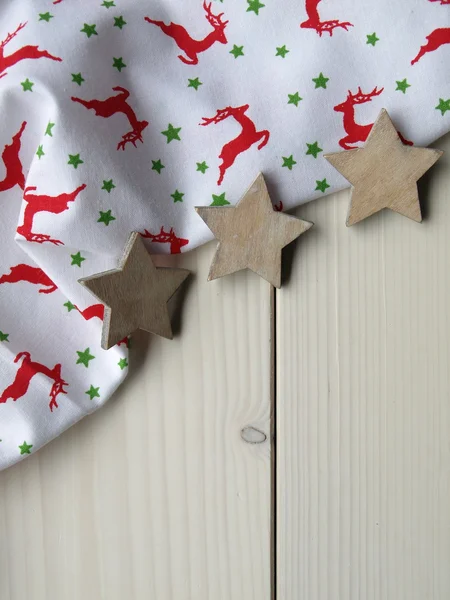 Wooden background with stars — Stock Photo, Image