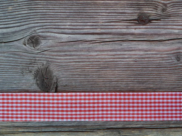 ahşap arka plan ile kontrol şerit