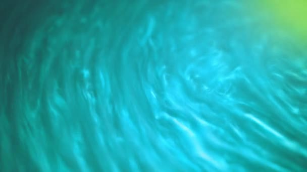 마이크 로 반짝 이는 청색의 진주같은 액체는 반시계 방향으로 회전한다. 추상적 이고, 침착 한 배경을 만들고, 입자의 흐름을 약하게 만든다. — 비디오