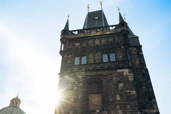 Old Town Bridge Tower Charles Bridge Karluv Most Prague Czech — Stock Photo, Image