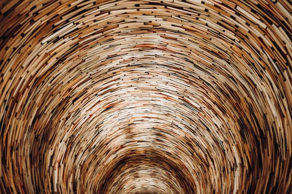 Prag Tschechische Republik Juli 2022 Endloser Büchertunnelturm Der Stadtbücherei Nun — Stockfoto