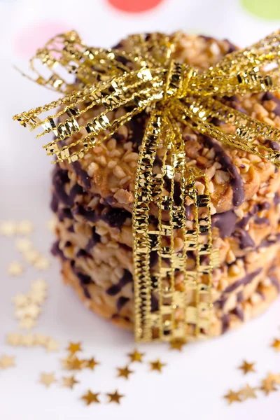 Cranberry cookies tied — Stock Photo, Image