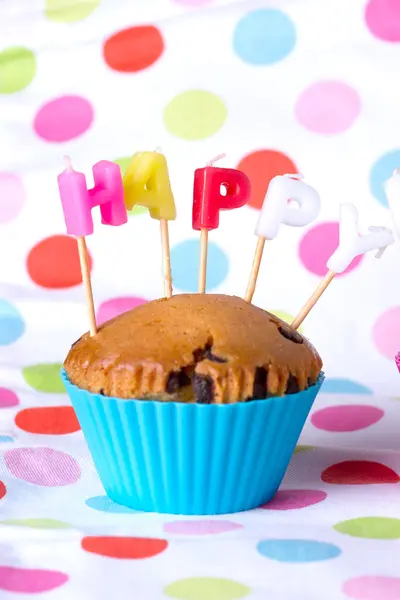 Festlig cupcake toppad — Stockfoto