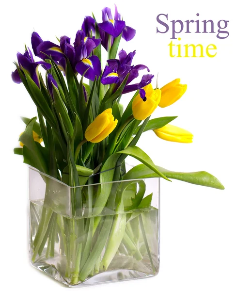 Bright bouquet of spring flowers — Stock Photo, Image