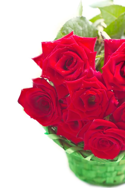 Beautiful bouquet of red roses. — Stock Photo, Image