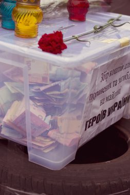 Kiev, Ukrayna, evromaydan: para bağışları