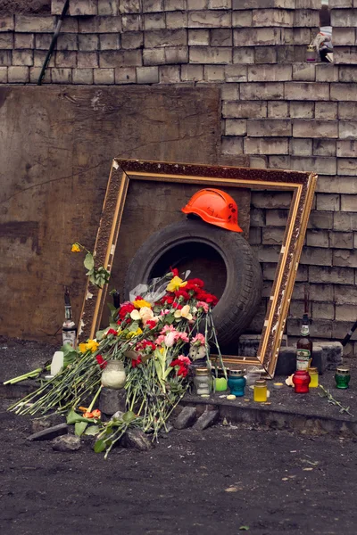 Ukraina, kiev, evromaydan, februari 2014 — Stockfoto