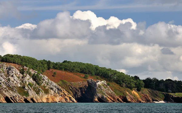 Bretagne kust Royaltyfria Stockbilder