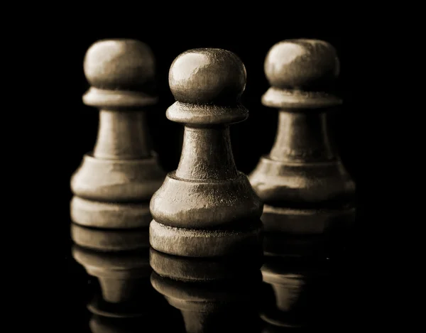 Peones de ajedrez — Foto de Stock