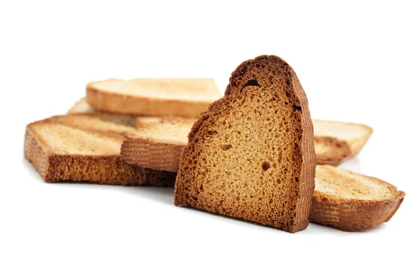 Rebanadas de pan aisladas —  Fotos de Stock
