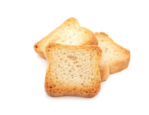 Bread slices isolated — Stock Photo, Image