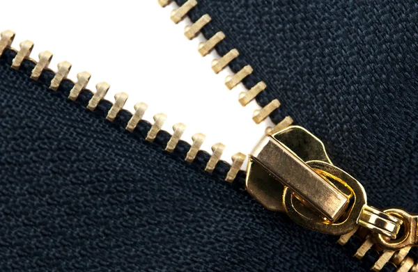 Zipper on background — Stock Photo, Image