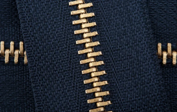 Closeup of zipper — Stock Photo, Image