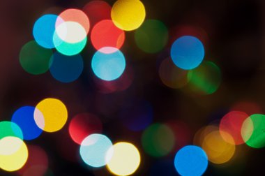 Soyut Noel ışıkları
