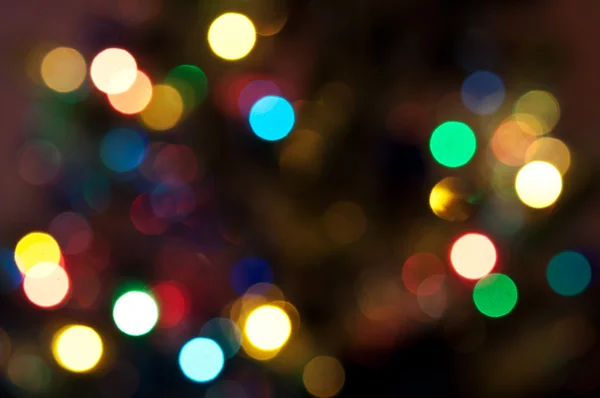 Абстрактные рождественские огни — стоковое фото