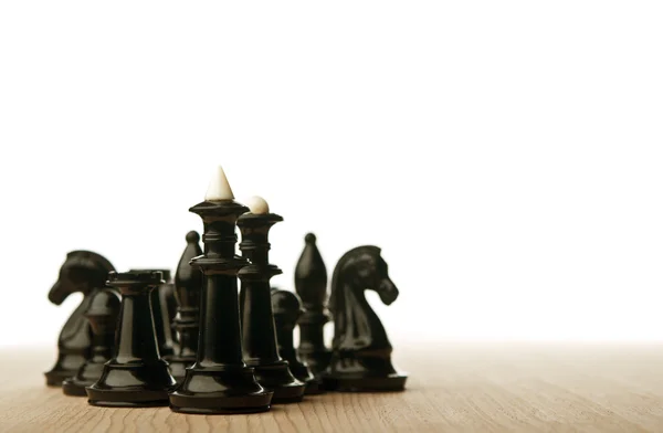 Chess pieces isolated — Stock Photo, Image