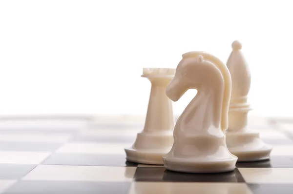 Chess pieces isolated — Stock Photo, Image