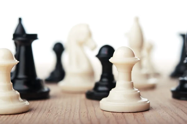 Chess pieces isolated — Stock Photo, Image