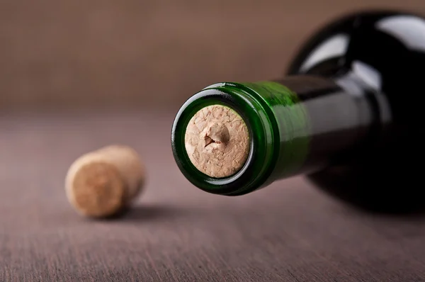 Fundo garrafa de vinho — Fotografia de Stock