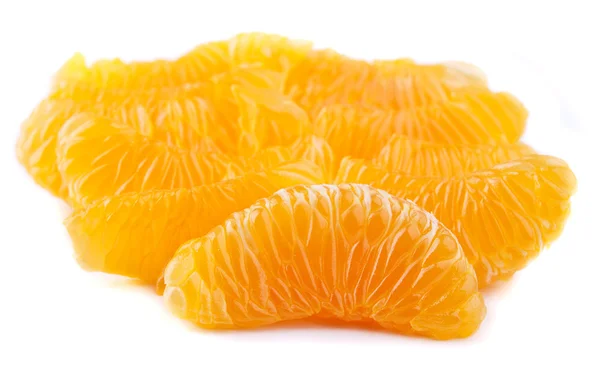 Rebanada de mandarina fresca — Foto de Stock