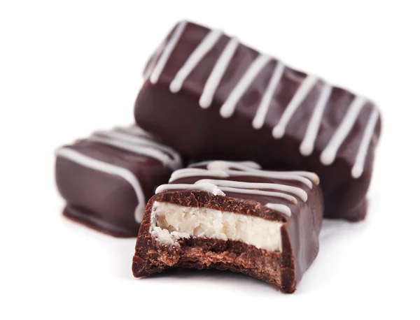 고립 된 초콜릿 사탕 — 스톡 사진