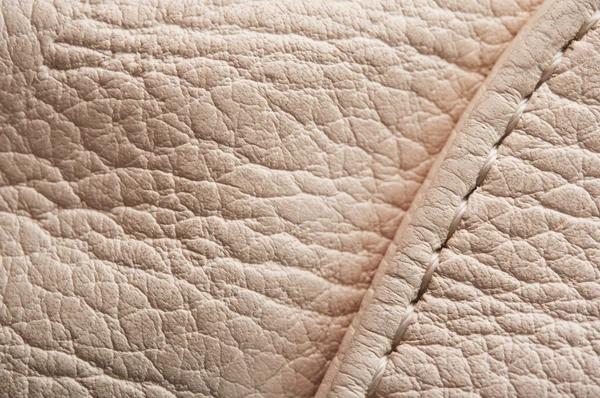 Texture in pelle marrone — Foto Stock