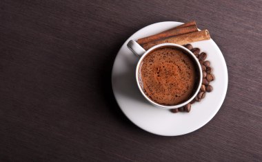 beyaz kahve fincanı