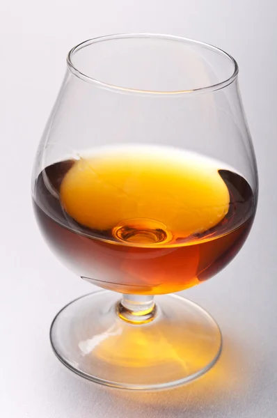 Glas cognac — Stockfoto