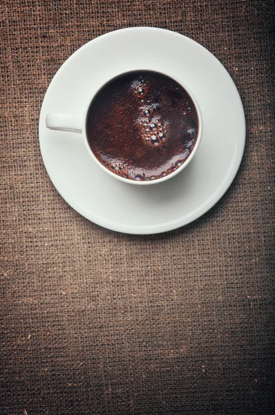 Weiße Kaffeetasse — Stockfoto