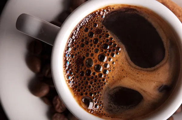 Taza de café blanco — Foto de Stock