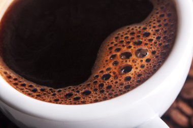 beyaz kahve fincanı