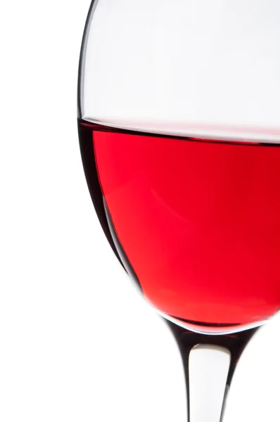 Vin rouge dans le verre — Photo