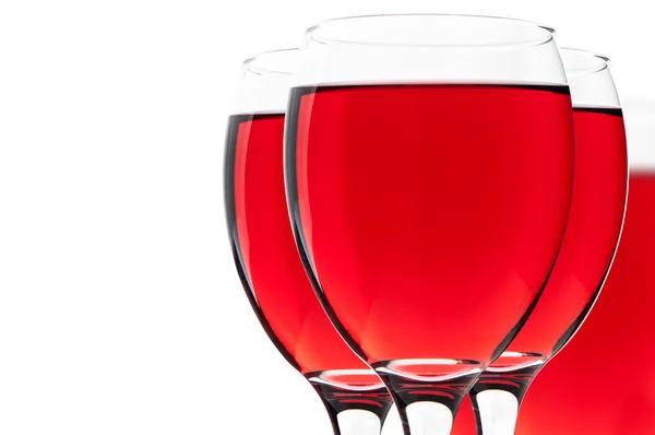 Three wineglass — Stock Photo, Image