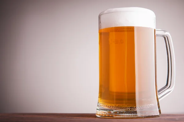 Mug with beer — Stock Photo, Image