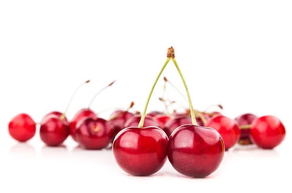 Cereza roja fresca — Foto de Stock