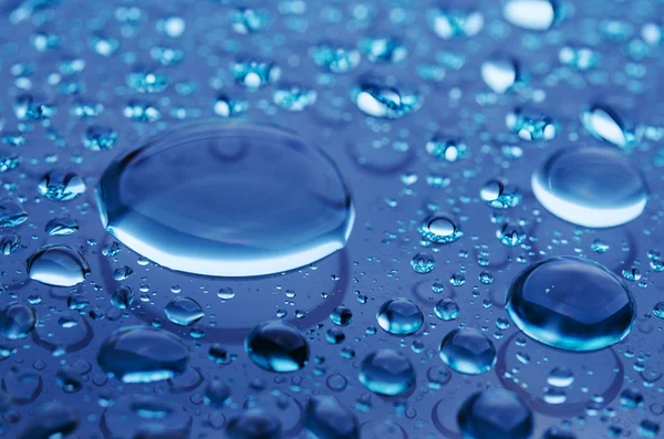 Water drops on glass — Stock Photo, Image