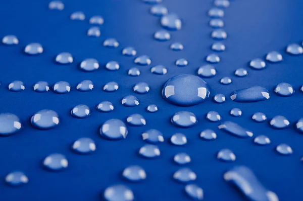 Closeup of water drops — Stock Photo, Image