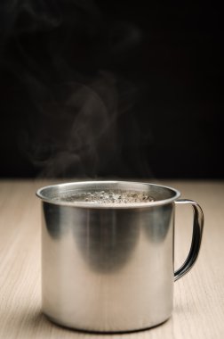 Sıcak bir fincan kahve.