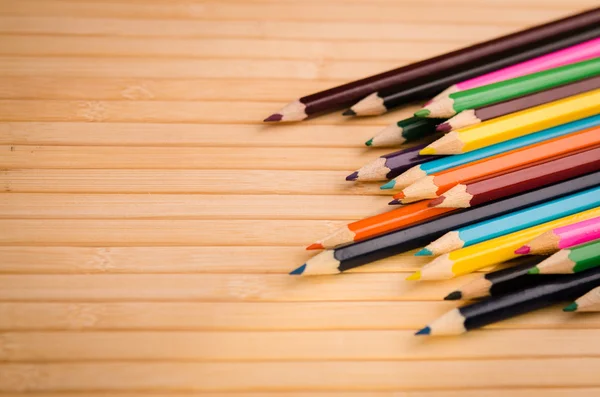 Closeup de lápis coloridos — Fotografia de Stock