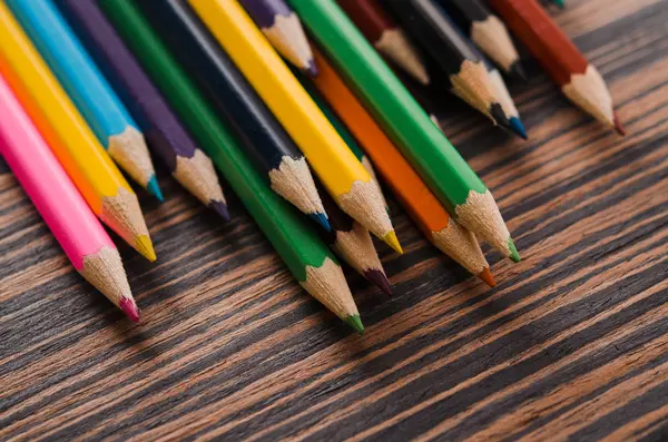 Set of coloured pencils — Stock Photo, Image