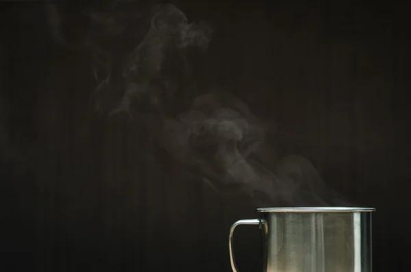 Горячая чашка кофе — стоковое фото