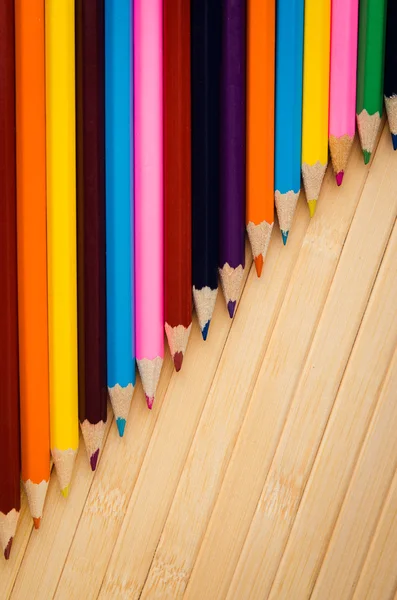 Concept of color pencils — Stock Photo, Image