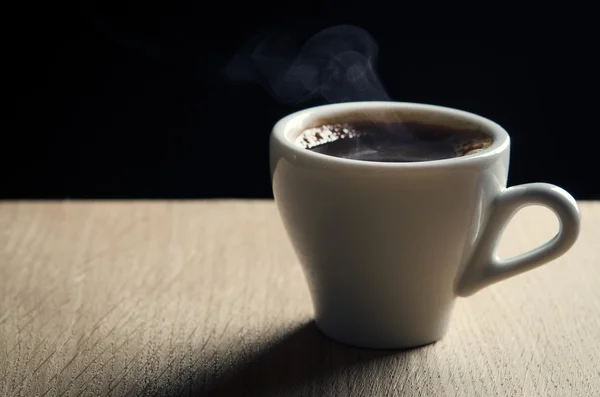 Hot cup of coffee — Stock Photo, Image